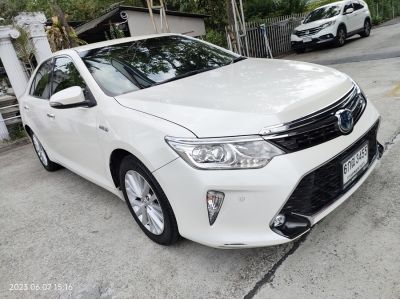 2017 TOYOTA CAMRY 2.5 HV PREMIUM TOP ไมล์ 7xxxx km มือเดียว ฟรีดาวน์ รูปที่ 2