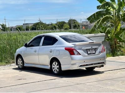 NISSAN ALMERA 1.2E ปี2013 สีบอนเงิน เกียร์ออโต้ เครื่องเบนซิน รูปที่ 2