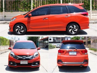 HONDA MOBILIO 1.5 RS ปี 2015 จดปี 2016 เกียร์AUTO สีพิเศษSUNSET ORANGE รูปที่ 2