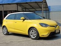 MG 3 1.5 D สีเหลืองหลังคาขาว สีทูโทน ปี2017 มือเดียว ไมล์​ 107,000 km. รูปที่ 2