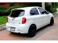 Nissan march 1.2E (MNC ไมเนอร์เซนจ์) ปี2014 สีขาว ออโต้ เบนซิน รูปที่ 2