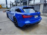 2021 Audi RS 6 Avant V8 4.0 Bi-Turbo สีน้ำเงิน รูปที่ 2