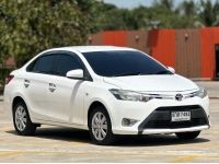 Toyota Vios 1.5E AT ปี 2016 สีขาว  เครื่องยนต์ฝาขาว ไมเนอร์เช้นจ์แล้ว รูปที่ 2