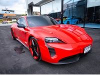 2020 Porsche Taycan 4S 4WD สีเทา wrap สีแดง รหัส KPV2916 รูปที่ 2