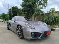 Porsche 981 Cayman 2015 สีดำ Wrap เทา ภายในแดงล้วน รูปที่ 2