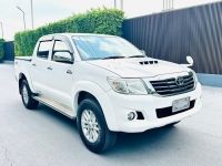 TOYOTA HILUX VIGO 2.5 E PRERUNNER DOUBLE CAB ปี 2014 เกียธรรมดา มือเดียวป้ายแดง ไมล์ 190,xxx km.แท้ๆ รูปที่ 2