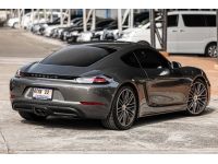 Porsche 718 Cayman 2018 สีเทา ภายในแดง ไมล์น้อยมาก รูปที่ 2