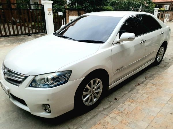 ขายรถบ้าน TTOYOTA CAMRY HYBRID 2.4 ปี2011 สีขาว ไมล์น้อย รูปที่ 3