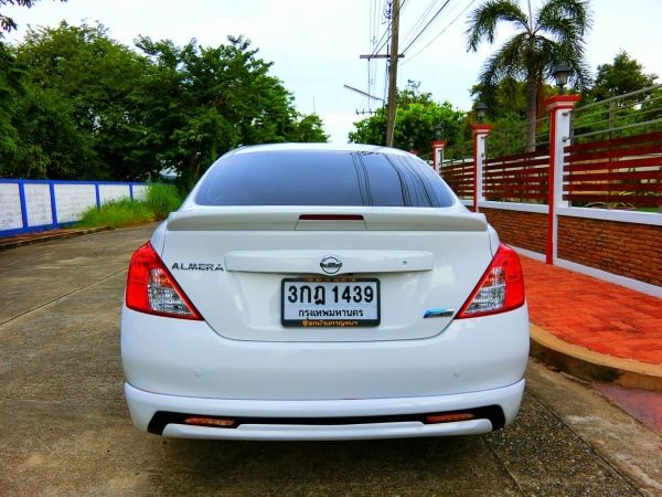 NISSAN ALMERA 1.2 VL SPORT VERSION ปี2014 สีขาว รถมือเดียวจากป้ายแดง สภาพสวยพร้อมใช้ค่ะ รูปที่ 3