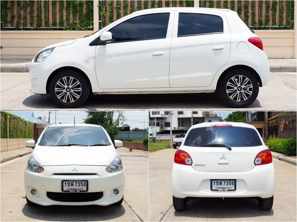 MITSUBISHI MIRAGE 1.2 GLX  เกียร์MANUAL สภาพนางฟ้า รูปที่ 3