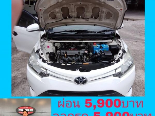 Vios 1.5J ออโต้ ปี 2013 ไม่แก็ส ออกรถ 5,900 ผ่อน5,900 รูปที่ 3