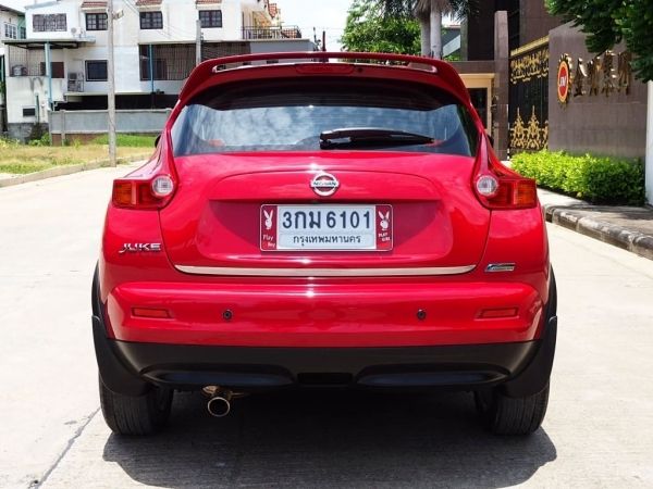 NISSAN JUKE 1.6 V XTRONIC CVT  สีแดงBurning red(นิยมสุด) สภาพนางฟ้า รูปที่ 3