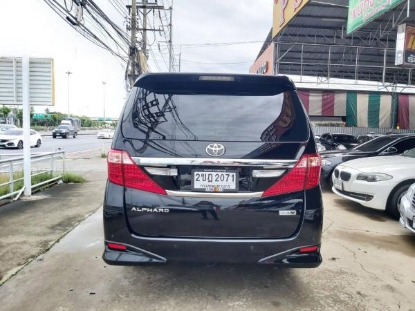 Toyota alphard 2.4  V VIP ปี2013 สีดำ รุ่นท็อป รถมือเดียวจากป้ายแดงเข้าศูนย์ตลอดไม่เคยติดแก๊ส รูปที่ 3