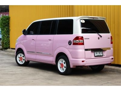 suzuki apv เกียร์ออโต้ สีสั่งพิเศษโรงงานซูซูกิ (สีเดิมโรงงาน) ในเล่มทะเบียนระบุสี ขาว ชมพู แต่แรกไม่มีแจ้งเปลี่ยนสีครับ รูปที่ 3