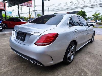 2015 BENZ C300 AMG BLUETEC HYBRID   สีเทา เกียร์ออโต้ Topสุด รูปที่ 3