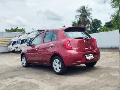 NISSAN MARCH 1.2 E CC. ปี 2019 สี แดง เกียร์ Auto รูปที่ 3