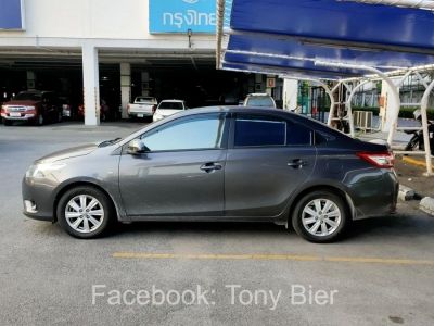 2014 Toyota Vios 1.5 E Auto สีเทาดำ รถใช้คนเดียว รูปที่ 3