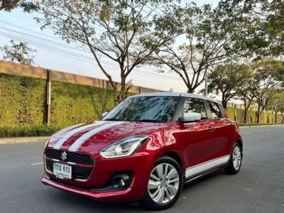 SUZUKI SWIFT 1.2 GLX  NAVI TOP ปี 18 สีแดง ฟรีดาวน์ รูปที่ 3