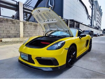 2019 PORSCHE BOXSTER 718 PDK 2.0 Turbo สีขาว WRAP เหลือง รูปที่ 3