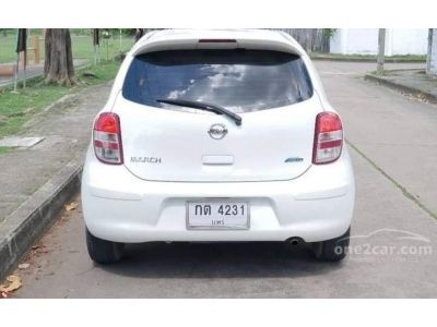 Nissan MARCH 1.2 V สีขาว เกียร์ AT ปี 2010 รูปที่ 3