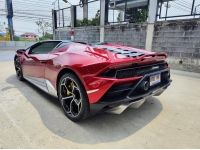 2022 Lamborghini Huracan 5.2 EVO Spyder RWD Convertible สีขาว wrap แดง รูปที่ 3