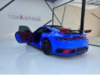 2019 PORSCHE 911 CARRERA S 3.0 PDK สีดำ wrap สี shark blue ภายในแดง รูปที่ 3