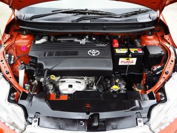 TOYOTA YARIS 1.2 G CVT ปี 2013 จดปี 2014 เกียร์AUTO สีOrange MetallicสีเปิดตัวYARIS รถสภาพนางฟ้า รถยนต์ รถยนต์มือสอง รถเก๋ง โตโยต้า ยาริส รูปที่ 4