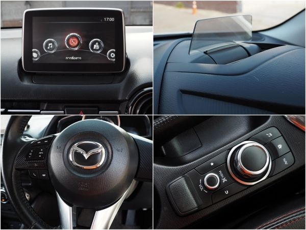 MAZDA 2 1.5 SKYACTIVE XD SPORTS HIGH PLUS L ปี 2015 เกียร์AUTO สีขาวมุก(นิยม) รูปที่ 4