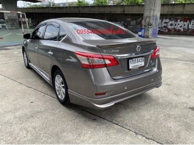 2013 NISSAN SYLPHY 1.6E สีน้ำตาล รถสวยเดิม ไม่แก๊สขับดี รูปที่ 4