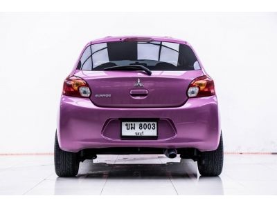 2014 MITSUBISHI MIRAGE 1.2 GLX เกียร์ธรรมดา MT ผ่อน 1,937 บาท 12 เดือนแรก รูปที่ 4