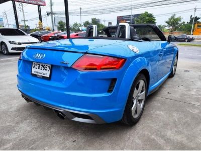 2021 AUDI TT 2.0 ROADSTER 45 TFSI QUATTRO S LINE เปิดประทุน สีฟ้า รูปที่ 4