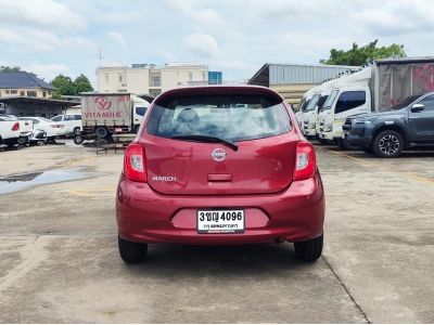 NISSAN MARCH 1.2 E CC. ปี 2019 สี แดง เกียร์ Auto รูปที่ 4