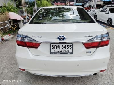 2017 TOYOTA CAMRY 2.5 HV PREMIUM TOP ไมล์ 7xxxx km มือเดียว ฟรีดาวน์ รูปที่ 4