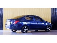 2012 Nissan Almera 1.2 E Pure Drive CVT AT สีน้ำเงิน เกียร์ออโต้ มือแรกออกห้าง สีเดิมเต็ม100 น็อตไม่ขยับ รูปที่ 4