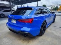 2021 Audi RS 6 Avant V8 4.0 Bi-Turbo สีน้ำเงิน เ รูปที่ 4