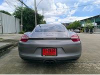 Porsche 981 Cayman 2015 สีดำ Wrap เทา ภายในแดงล้วน รูปที่ 4