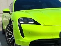 Porsche Taycan ปี 2021 จด 2022 วิ่ง 9x,xxx  รถมือเดียว สีเทา Warp สีเขียวรอบคัน รูปที่ 4