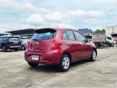 NISSAN MARCH 1.2 E CC. ปี 2019 สี แดง เกียร์ Auto รูปที่ 5