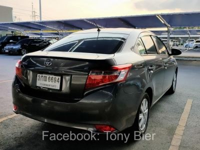 2014 Toyota Vios 1.5 E Auto สีเทาดำ รถใช้คนเดียว รูปที่ 5