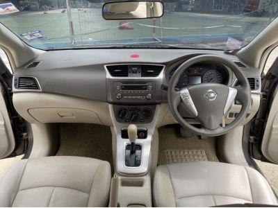 2013 NISSAN SYLPHY 1.6E สีน้ำตาล รถสวยเดิม ไม่แก๊สขับดี รูปที่ 6