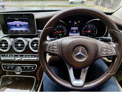 2015 BENZ C180 1.6 EXCLUSIVE สีดำ เกียร์ออโต้ รูปที่ 6