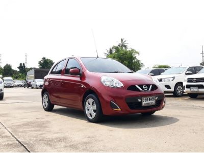 NISSAN MARCH 1.2 E CC. ปี 2019 สี แดง เกียร์ Auto รูปที่ 6