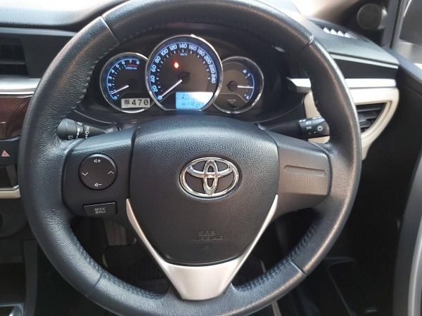 Toyota New Altis 1.6 G ออโต้ รุ่นท็อป ปี2014 รถสภาพสวยมือเดียวจากป้ายแดงไม่เคยติดแก๊สไมล์แท้เข้าศูนย์ตลอด ภายในสวย มีระบบ ABS airbag สภาพสวยพร้อมใช้งาน รูปที่ 7