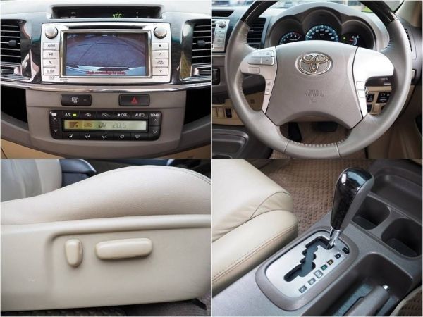 TOYOTA FORTUNER 2.7 V 2WD CHAMP  เกียร์AUTO สีขาว(นิยม) สภาพนางฟ้า รูปที่ 7