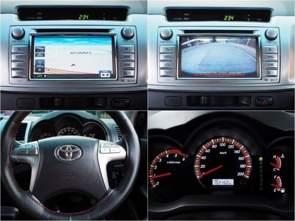 TOYOTA HILUX VIGO CHAMP SMART CAB 2.5 G VNT PRERUNNER (Navi) ปี 2015 เกียร์AUTO 5 SPEED สภาพนางฟ้า รูปที่ 7