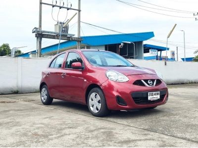 NISSAN MARCH 1.2 E CC. ปี 2019 สี แดง เกียร์ Auto รูปที่ 7