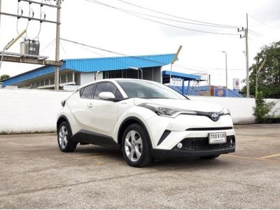 TOYOTA C-HR 1.8 HYBRID HI CC. ปี 2018 สี ขาว เกียร์ Auto รูปที่ 7