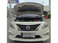 NISSAN ALMERA 1.2 E SPORTECH สีขาวมุขปี2019 ไมล์ 80,000 km. ฟรีดาว รูปที่ 8